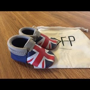 Freshly Picked British Flag Moccasins